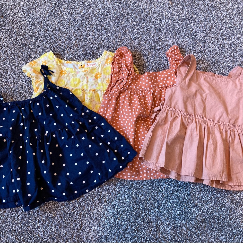 Lot of Four Girls' Tops